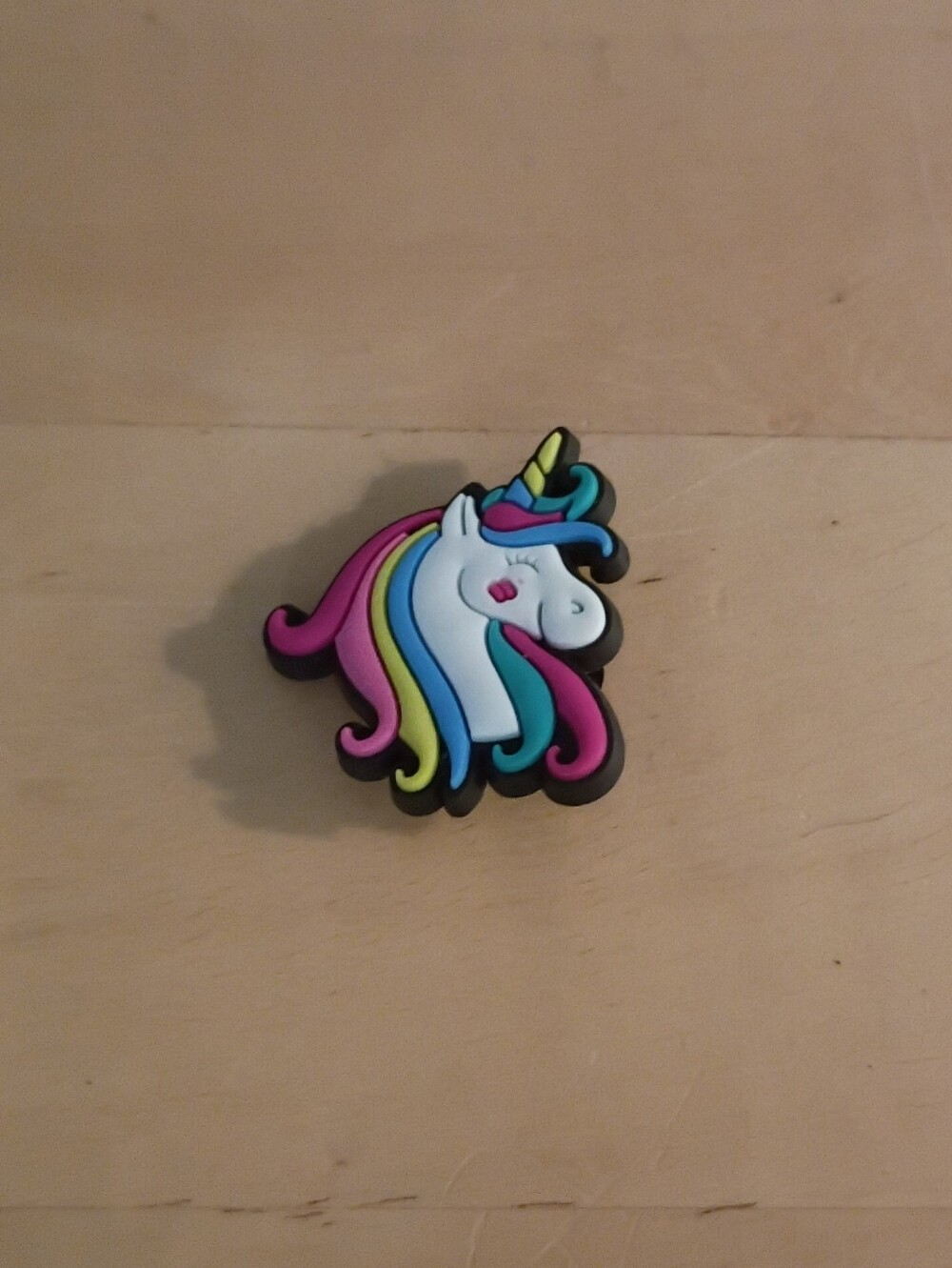 10 for $10 Jibbitz Croc Charms - Unicorn w/ Multicolored Hair 2 - New Shoe Charm